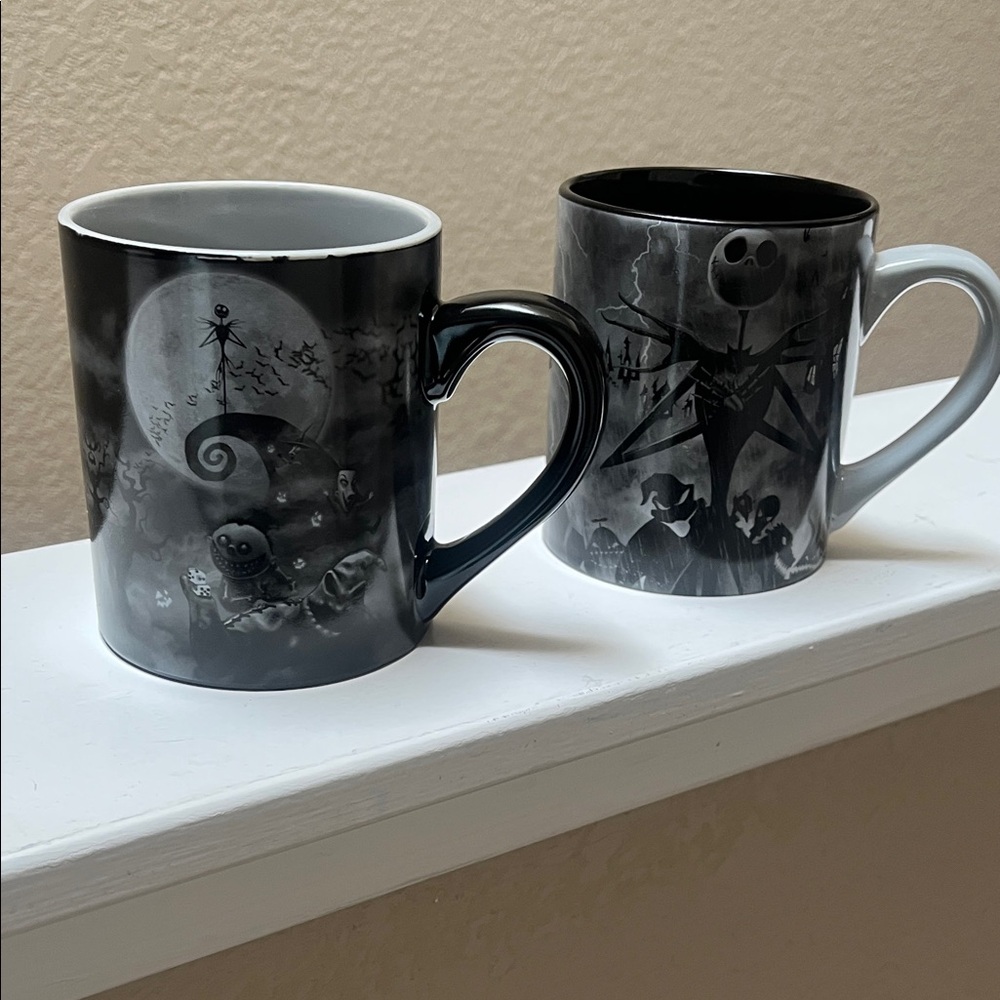 Set of 2 Nightmare Before Christmas Mugs